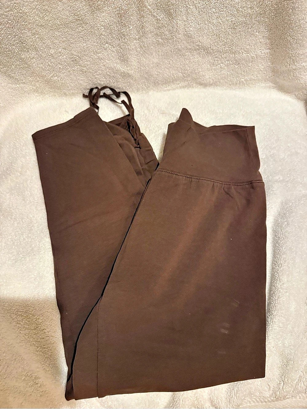 XCVI Brown crop legging Size small